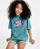 Nike Big Girls Sportswear Graphic-Print Cotton T-Shirt