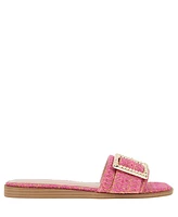 BCBGeneration Women's Mollie Buckled Slide Flat Sandals