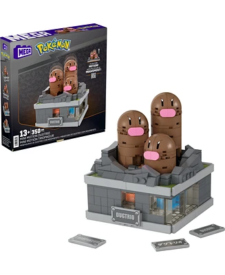 Pokemon Mini Motion Dugtrio Building Toy Kit 343 Pieces for Collectors