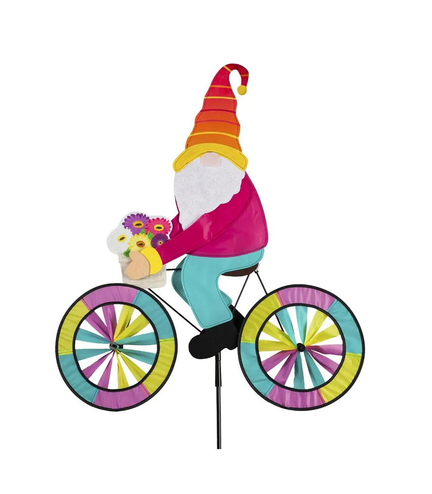 Spring Gnome Bicycle Spinner