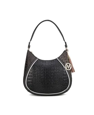 Mkf Collection Naira Crocodile Hobo Shoulder Handbag by Mia K.