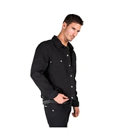 Men's Heavy Washed Canvas Trucker Jacket