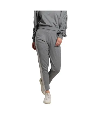 Women's French Terry Reverse Side Panel Trouser Jogger