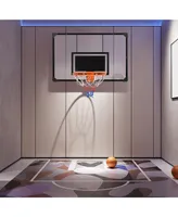 Soozier Wall Mounted Basketball Hoop with Shatter Proof Backboard