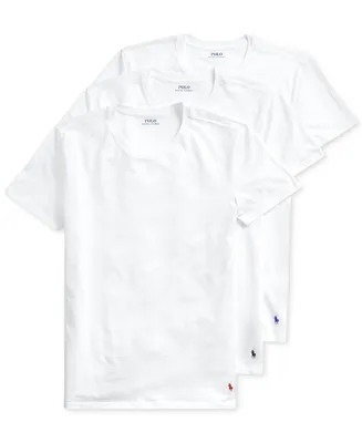 Polo Ralph Lauren Men's 3-Pk. Slim-Fit Classic Cotton Crew Undershirts