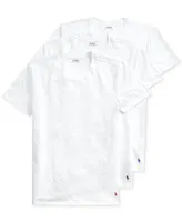 Polo Ralph Lauren Men's 3-Pack Slim-Fit Classic Cotton Crew Undershirts