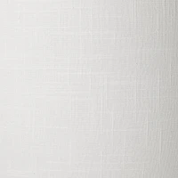 Set of 2 White Fabric Medium Drum Lamp Shades 13" Top x 14" Bottom x 10" High (Spider) Replacement with Harp and Finial - Spring crest