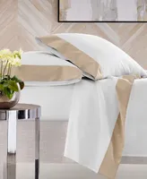 Closeout! Hotel Collection Italian Percale Sateen Cuff Pillowcase Pair, King, Exclusively at Macy's