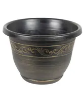 Garden Elements Traditional Plastic Patio Planter, 15