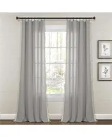 Linen Tassel Window Curtain Panel