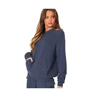 Edikted Women's Wynter oversized knit hoodie