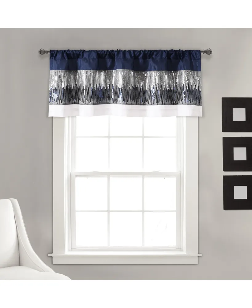 Lush Decor Night Sky Sequins Valance