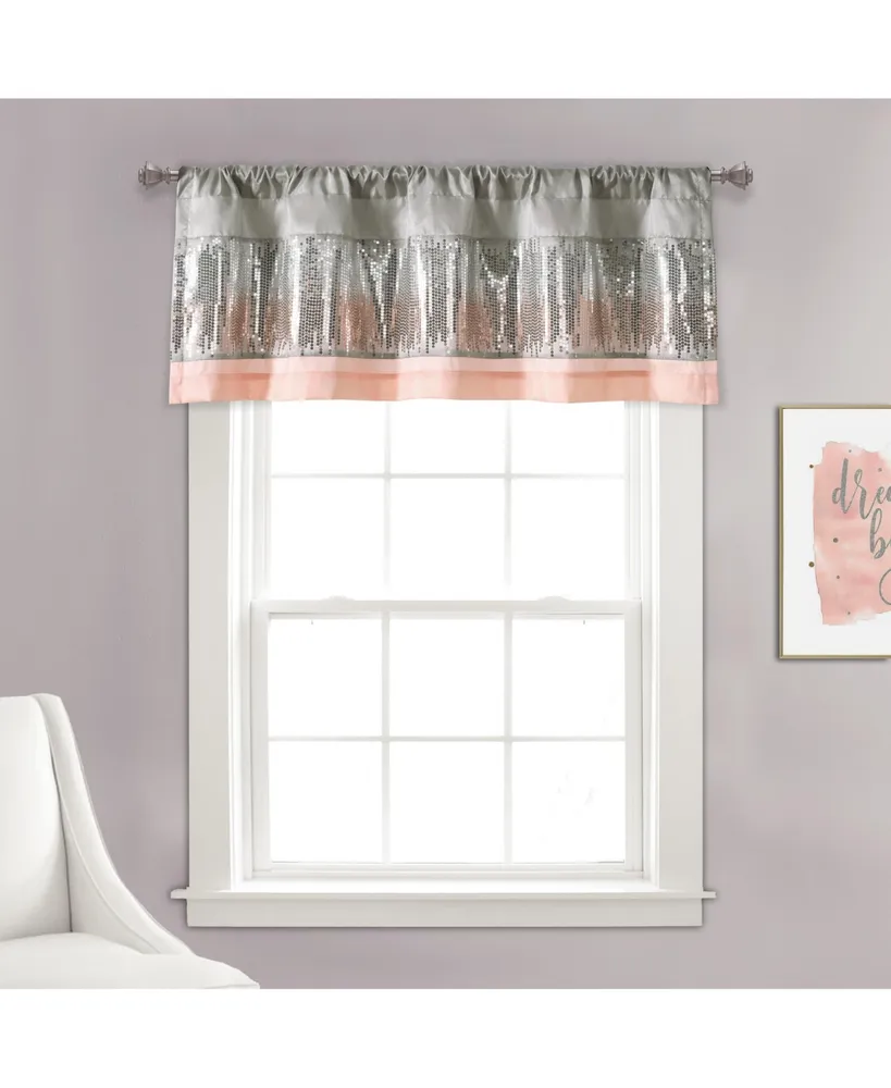 Lush Decor Night Sky Sequins Valance