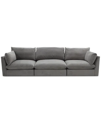 Marsten 126" 3-Pc. Fabric Sectional, Created for Macy's