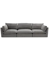 Marsten 126" 3-Pc. Fabric Sectional, Created for Macy's