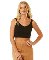 Rip Curl Juniors' Surf Cotton Sleeveless Crop Top