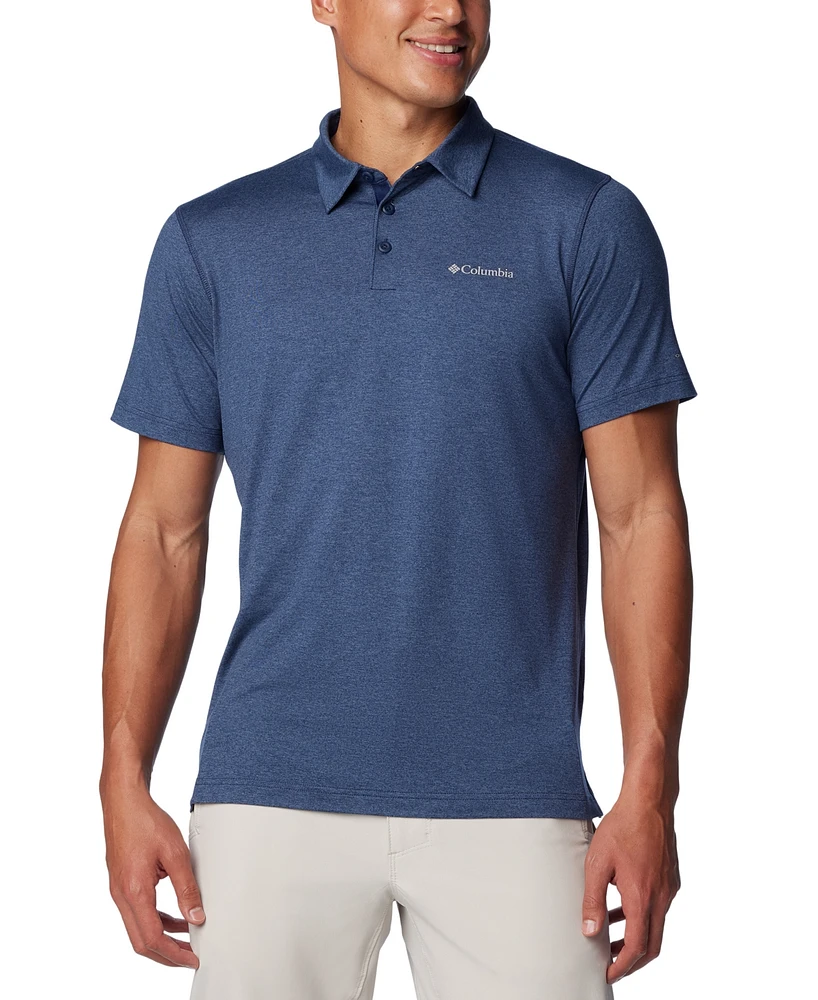 Columbia Men's Carter Short Sleeve Performance Crest Polo