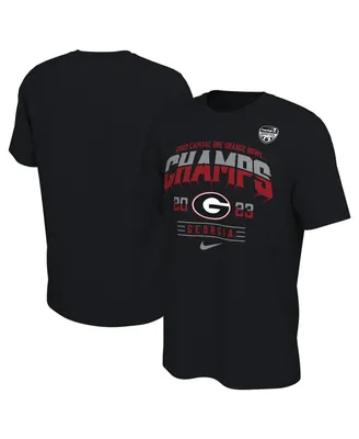 Men's Nike Black Georgia Bulldogs 2023 Orange Bowl Champions Locker Room T-shirt