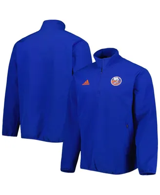 Men's adidas Royal New York Islanders Cold.rdy Quarter-Zip Jacket