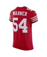 Men's Nike Fred Warner Scarlet San Francisco 49ers Vapor Elite Jersey