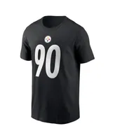 Men's Nike T.j. Watt Pittsburgh Steelers Player Name and Number T-shirt