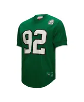 Men's Mitchell & Ness Reggie White Kelly Green Philadelphia Eagles Retired Player Name Number Mesh Top