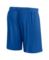 Men's Fanatics Blue Orlando Magic Post Up Mesh Shorts