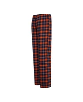 Women's Concepts Sport Navy, Orange Houston Astros Arctic T-shirt Flannel Pants Sleep Set
