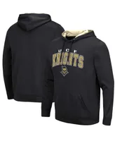 Men's Colosseum Black Ucf Knights Resistance Pullover Hoodie