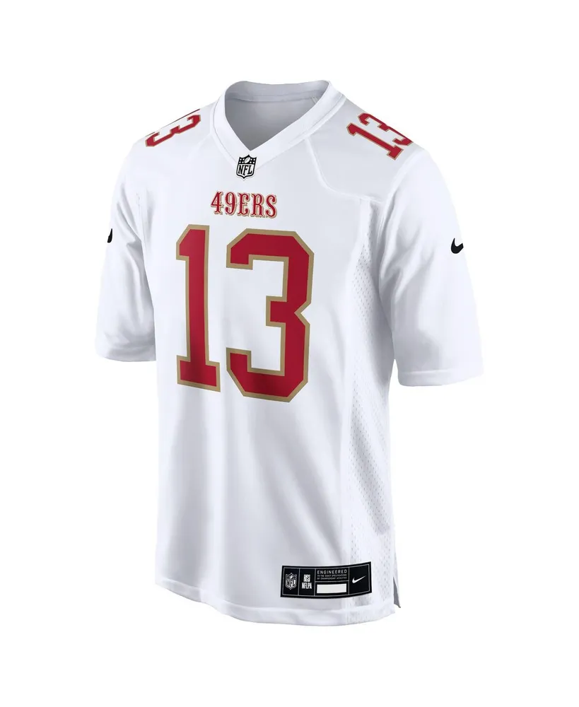 Men's Nike Brock Purdy Tundra White San Francisco 49ers Fashion Game Jersey