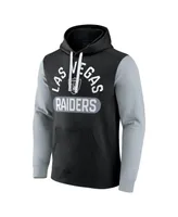 Men's Fanatics Black Las Vegas Raiders Extra Point Pullover Hoodie