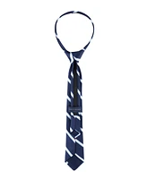 Tommy Hilfiger Boys Striped Pre-Tied Zipper Tie