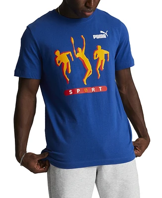 Puma Men's Vintage Sport Regular-Fit Logo Graphic T-Shirt