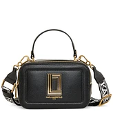 Karl Lagerfeld Paris Simone Leather Small Crossbody Bag