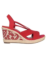 Impo Women's Tiyasa Embroidered Platform Wedge Sandals