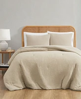 Truly Soft Textured Waffle Piece Comforter Set