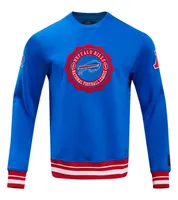 Men's Pro Standard Royal Buffalo Bills Crest Emblem Pullover Sweatshirt