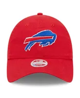 Women's New Era Red Buffalo Bills Main Core Classic 2.0 9TWENTY Adjustable Hat