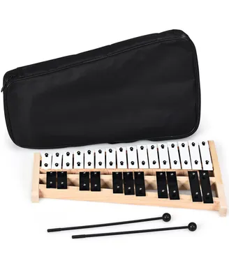27 Note Foldable Glockenspiel Xylophone Aluminum Music Instrument