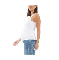 Ripe Maternity Maternity Ripe Luxe Knit Tank Top White