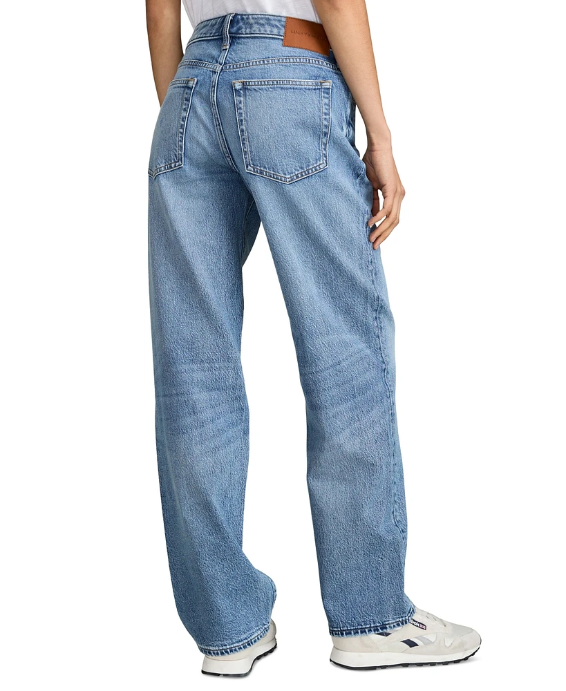 Lucky Brand Women's The Baggy Wide-Leg Jeans