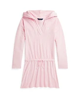 Polo Ralph Lauren Big Girls Hooded Terry Cover-Up Swimsuit