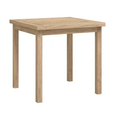 Side Table 17.7"x17.7"x17.7" Solid Wood Teak