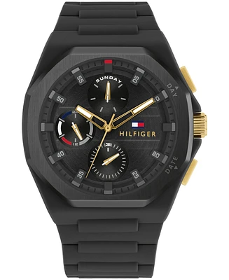 Tommy Hilfiger Men's Multifunction Silicone Watch 44mm