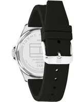 Tommy Hilfiger Men's Quartz Black Silicone Watch 42mm