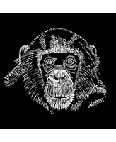 Boy's Word Art T-shirt - Chimpanzee