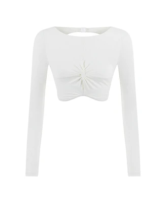 Women's Crop Top with Knot