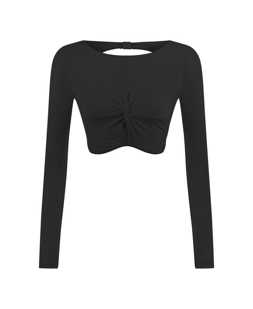 Women's Crop Top with Knot
