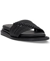 Jessica Simpson Women's Belarina Slip-On Strappy Slide Sandals