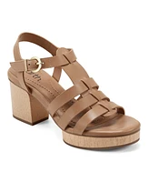 Earth Women's Adona Strappy Block Heel Dress Sandals